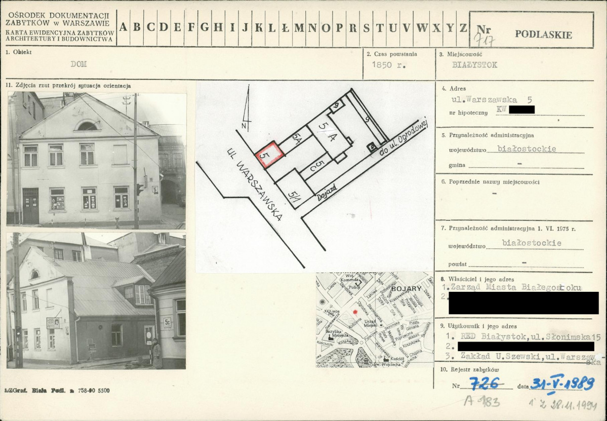 KB - Karta biała, skan nr 1