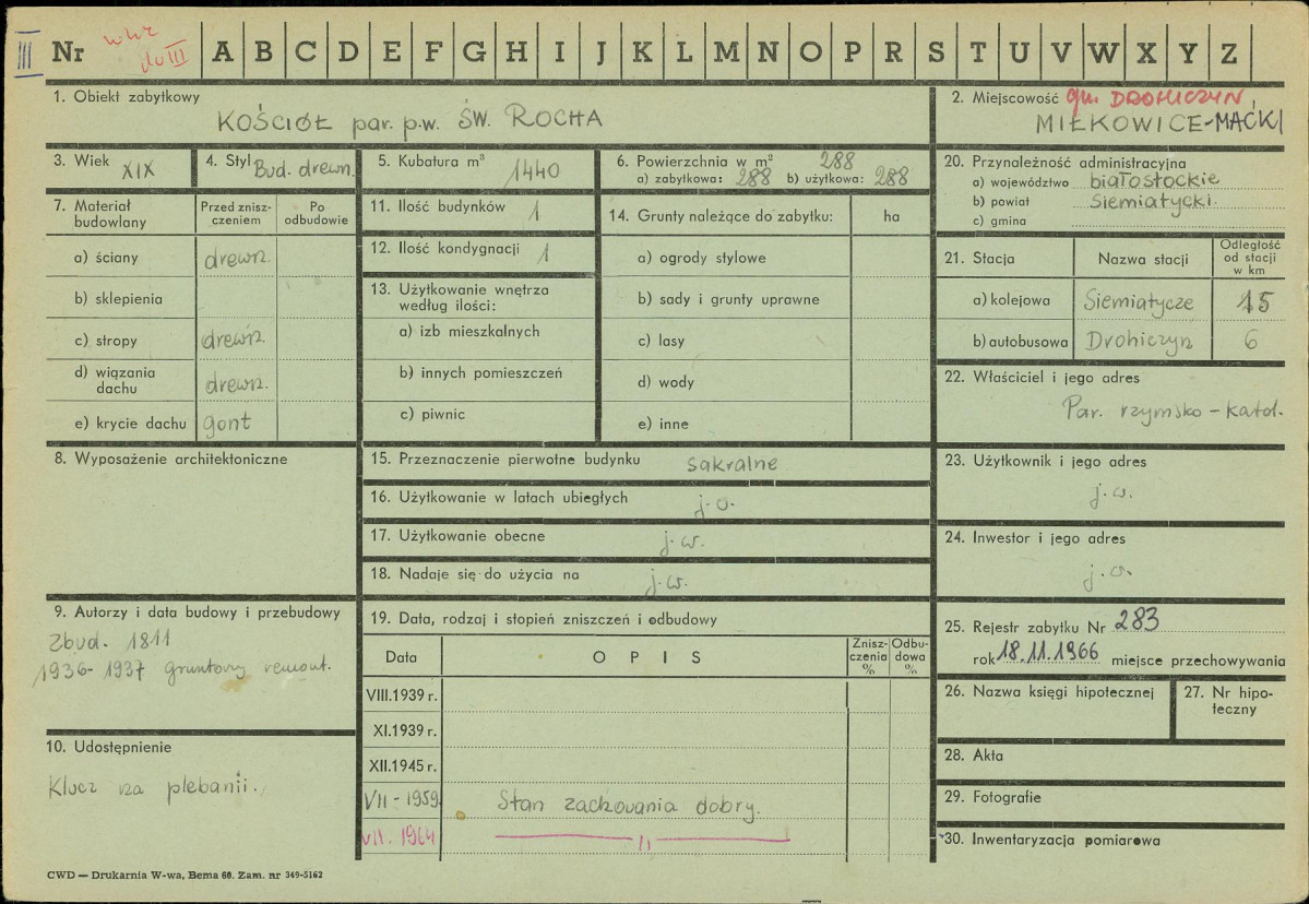 Karta zielona, skan nr 1