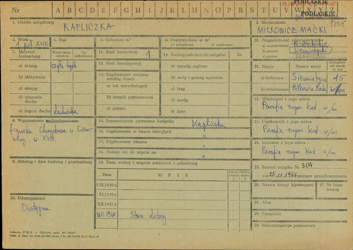 Karta zielona, skan nr 1