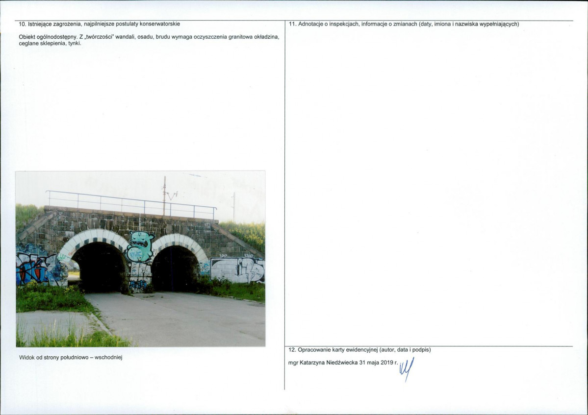 Karta obiektu niewpisanego do rejestru, skan nr 2