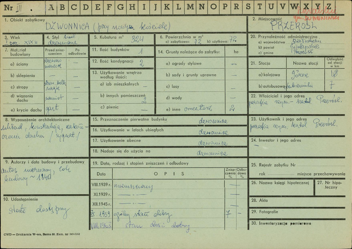 Karta zielona, skan nr 1
