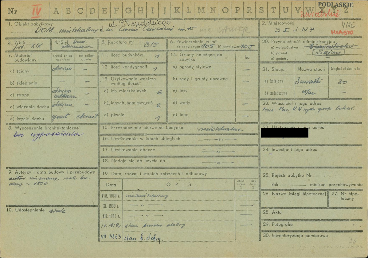 KZ - Karta zielona, skan nr 1