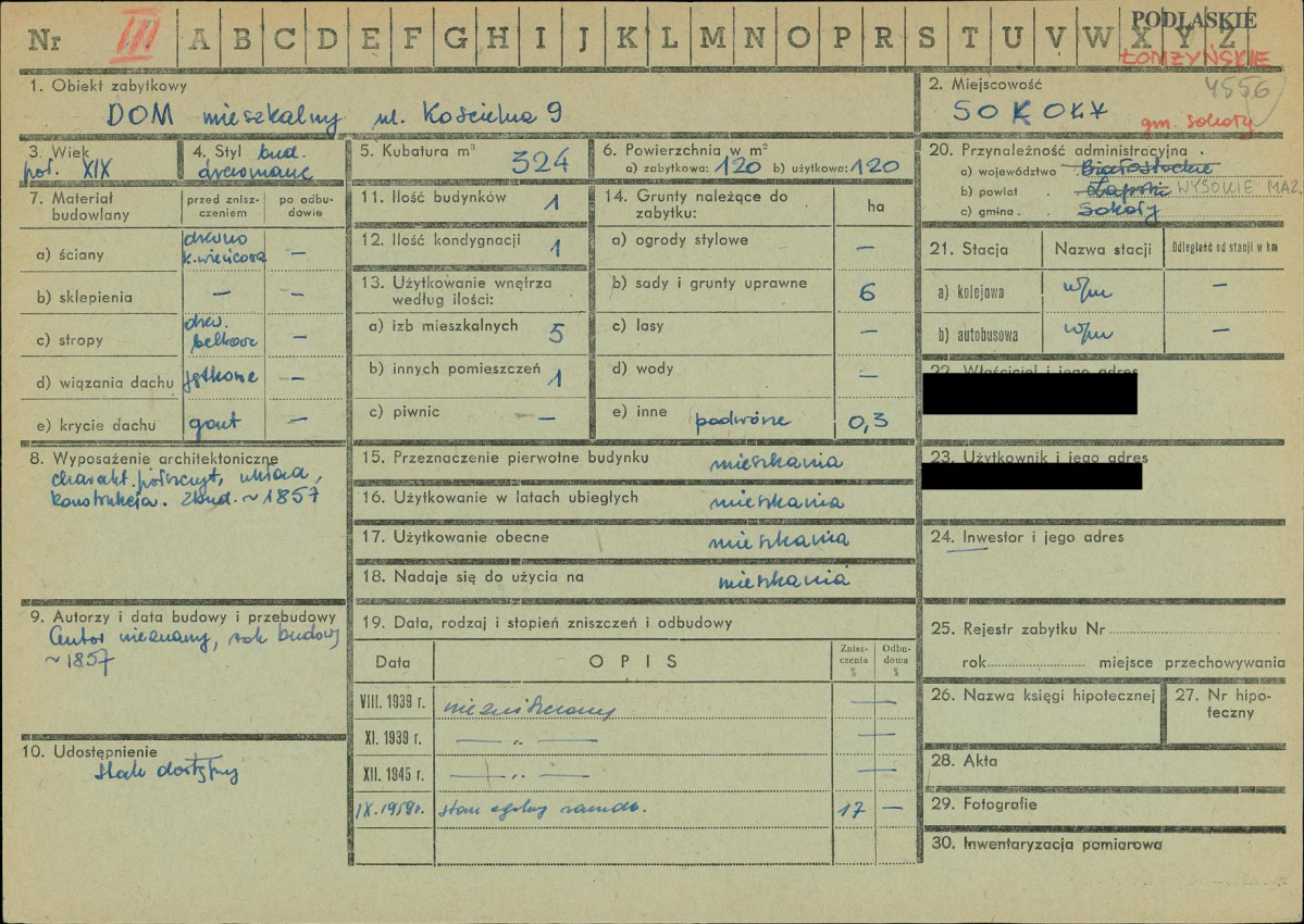 KZ - Karta zielona, skan nr 1