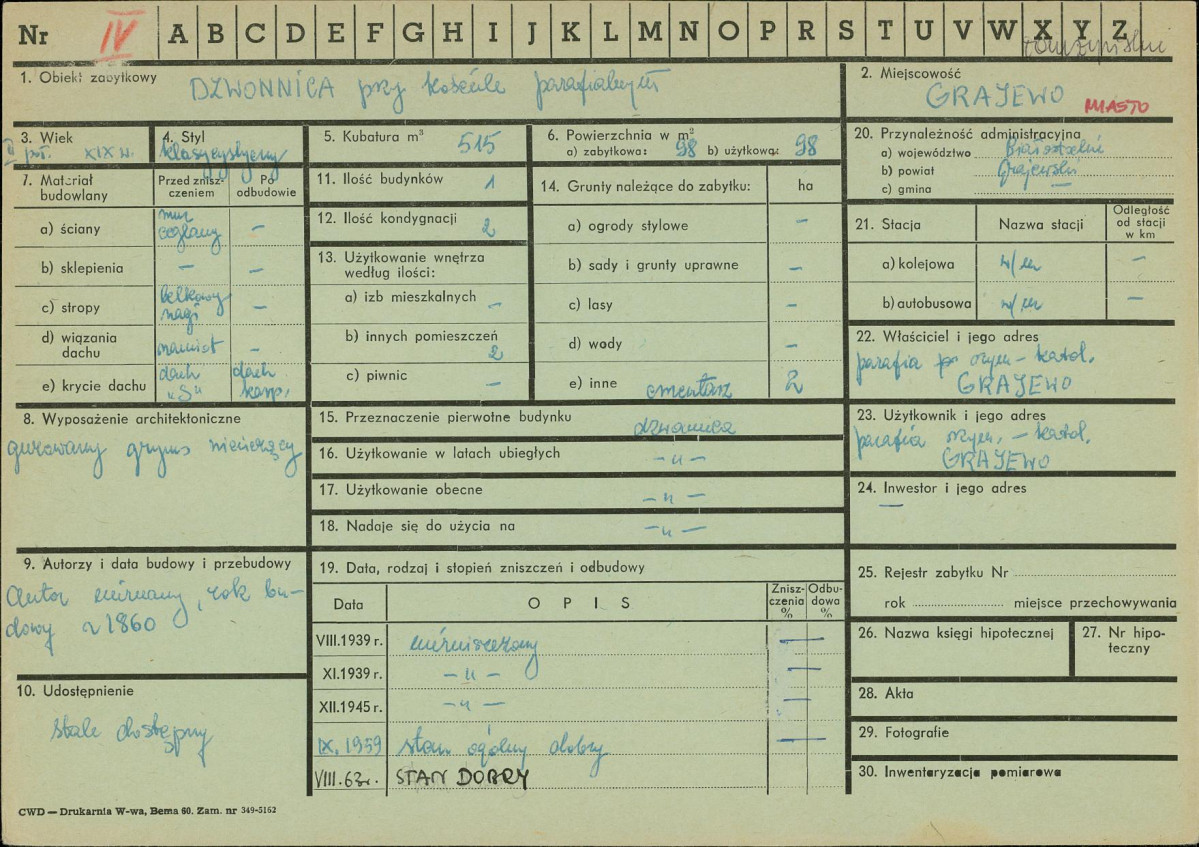 Karta zielona, skan nr 1