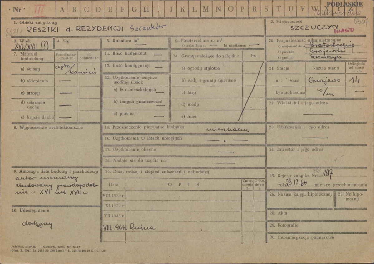 Karta zielona, skan nr 1