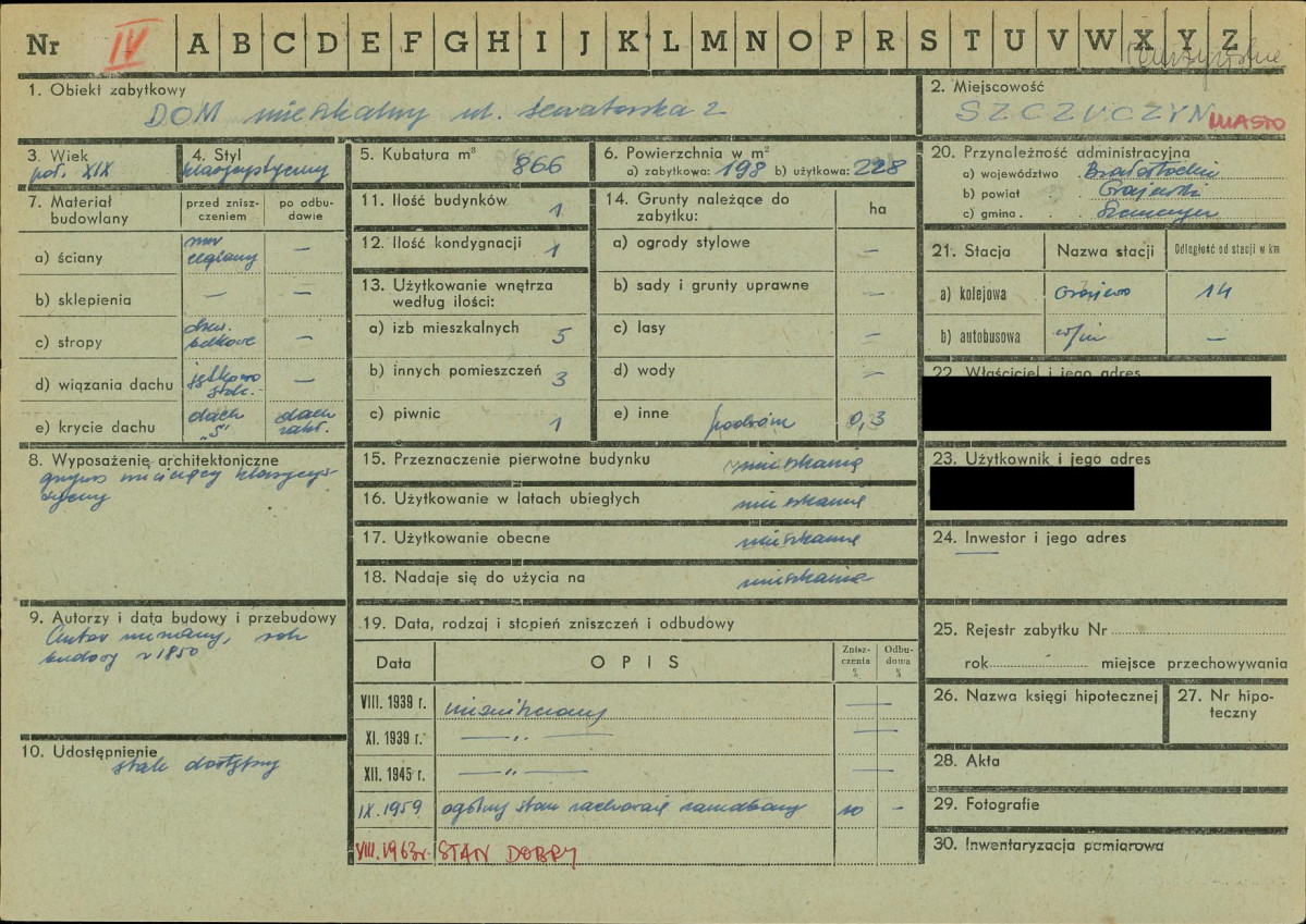 KZ - Karta zielona, skan nr 1