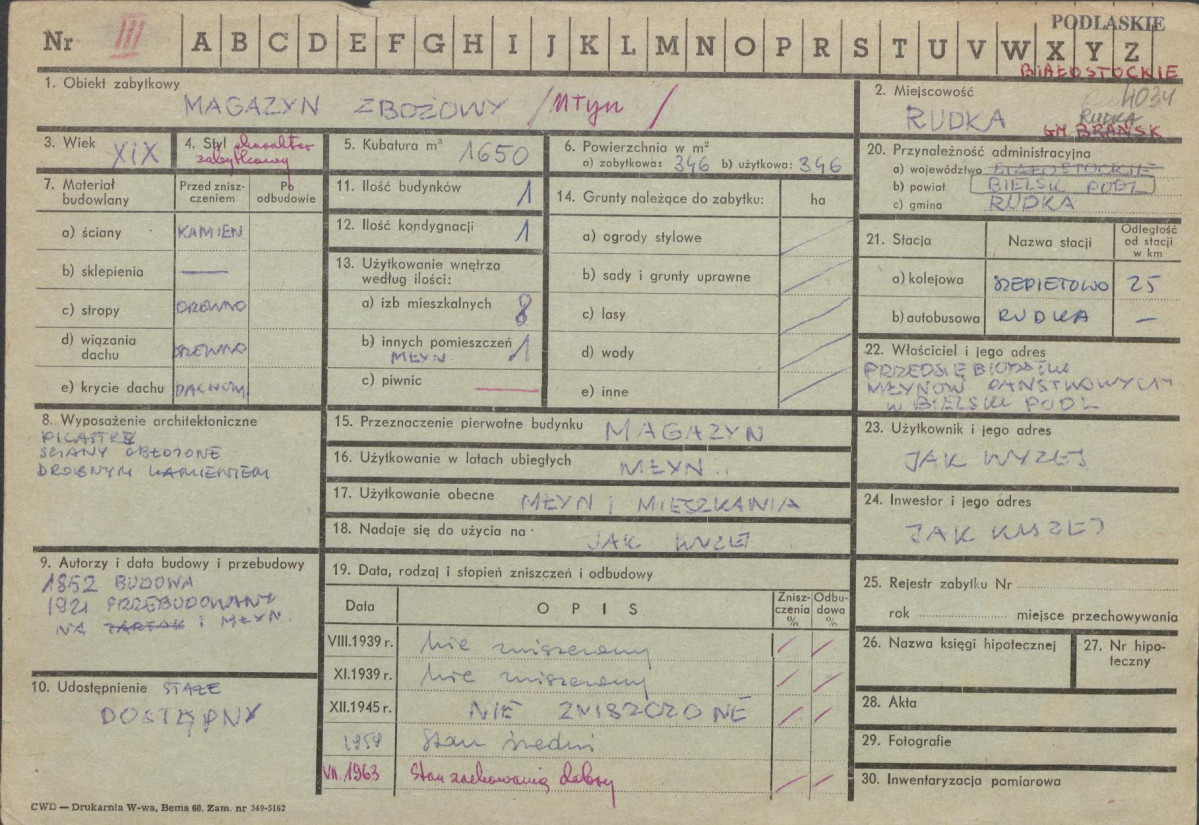 Karta zielona, skan nr 1