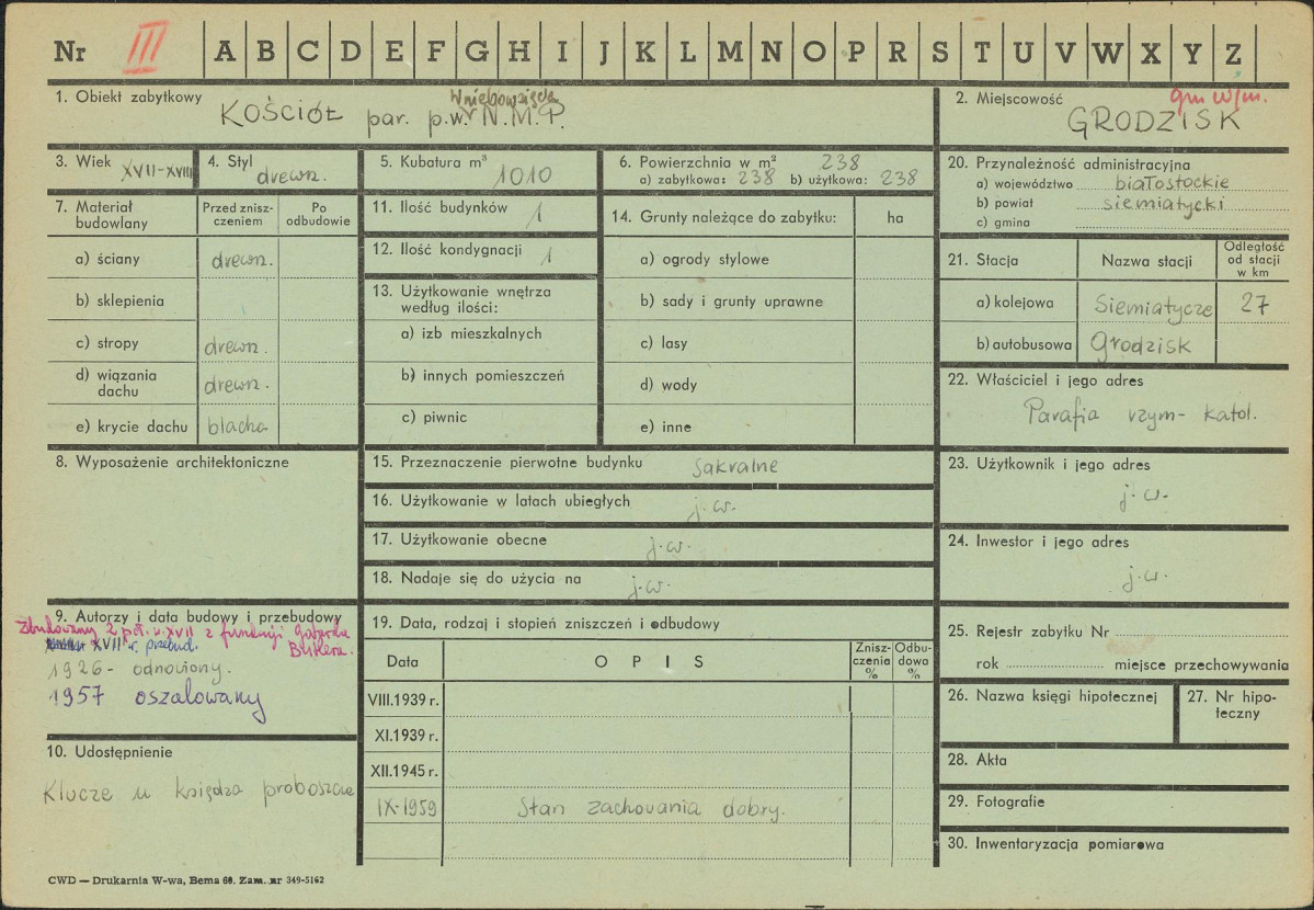 Karta zielona, skan nr 1