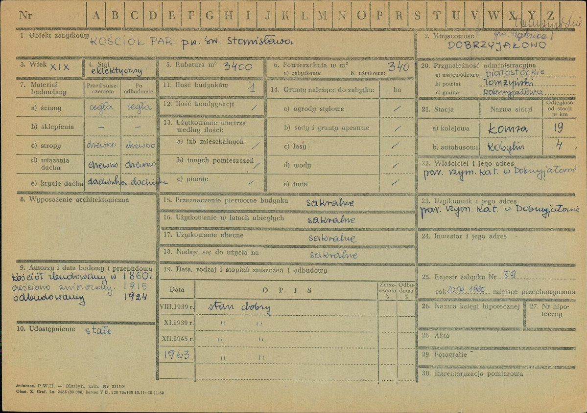 Karta zielona, skan nr 1