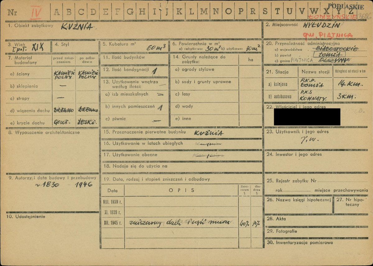 KZ - Karta zielona, skan nr 1