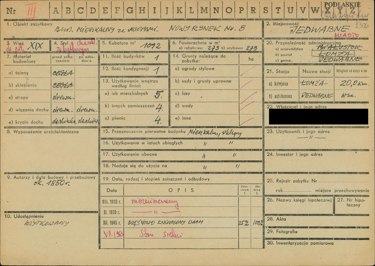 KZ - Karta zielona, skan nr 1