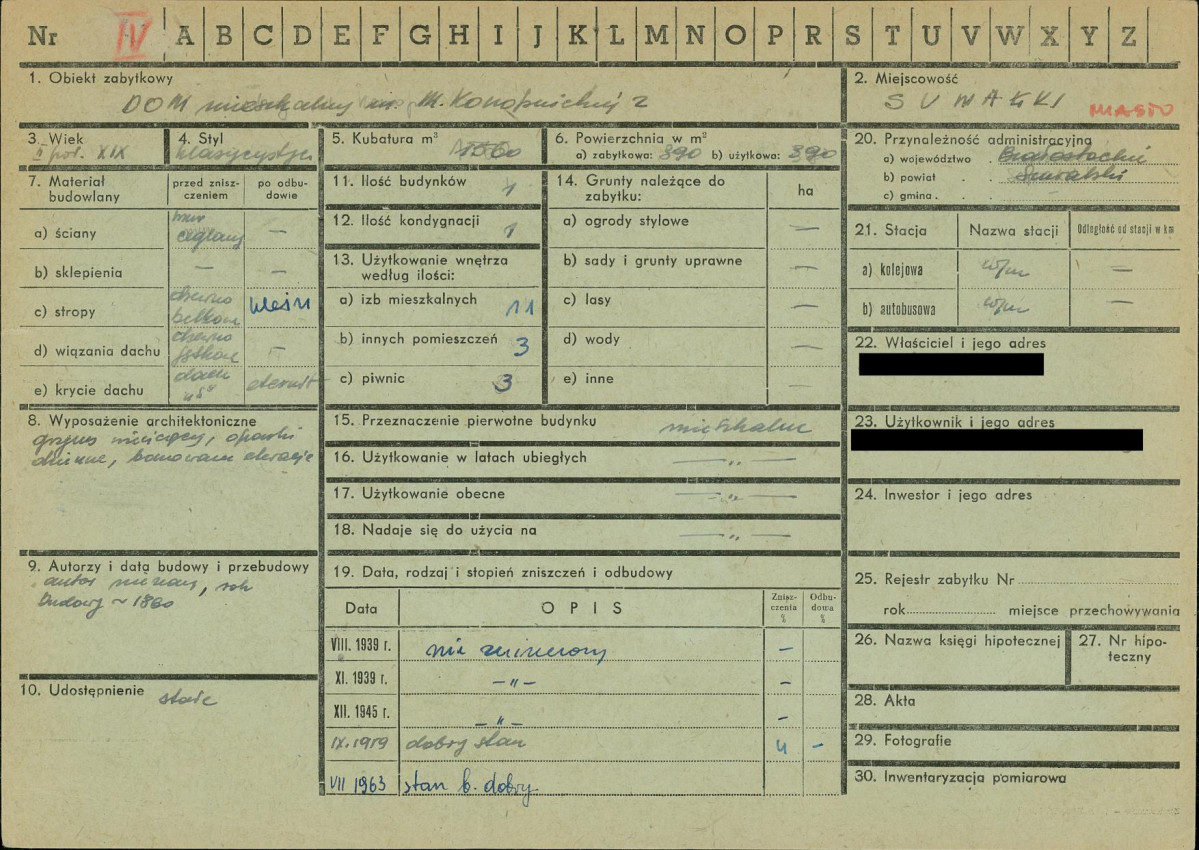 KZ - Karta zielona, skan nr 1