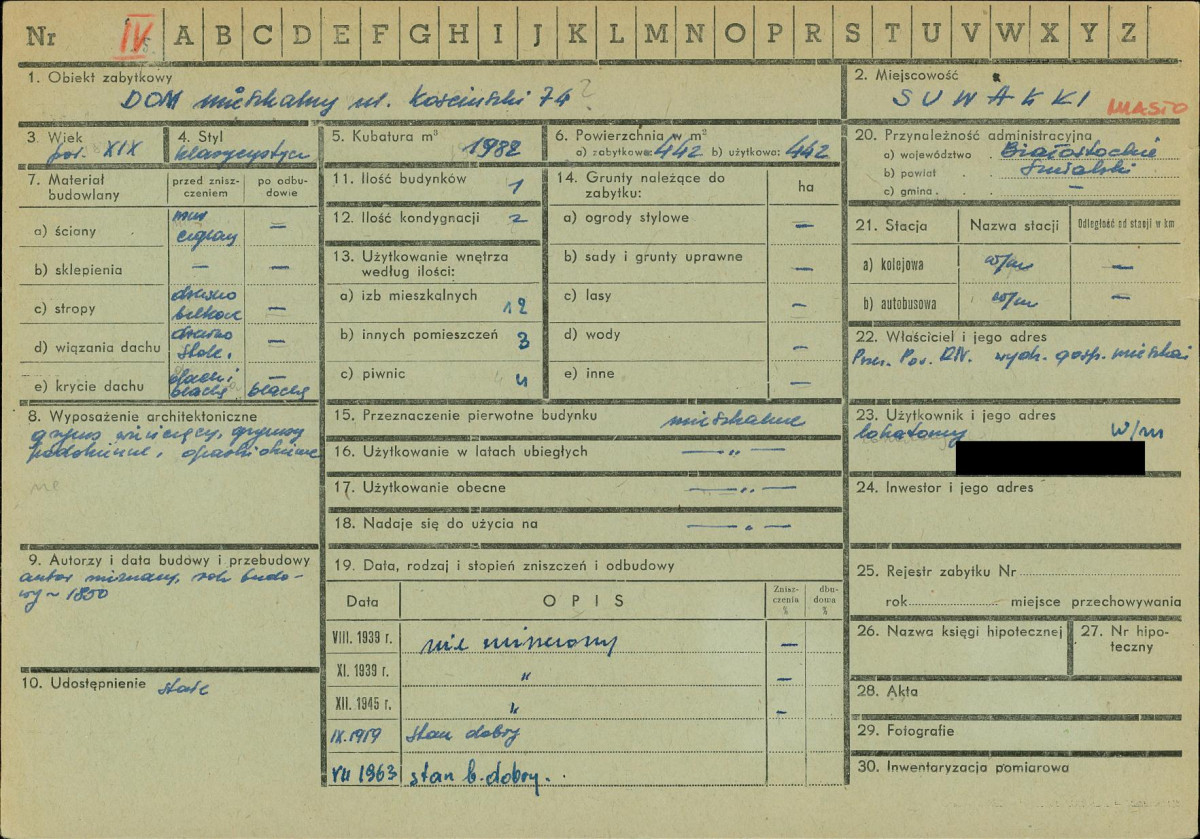 KZ - Karta zielona, skan nr 1