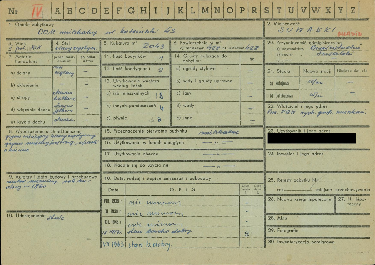 KZ - Karta zielona, skan nr 1