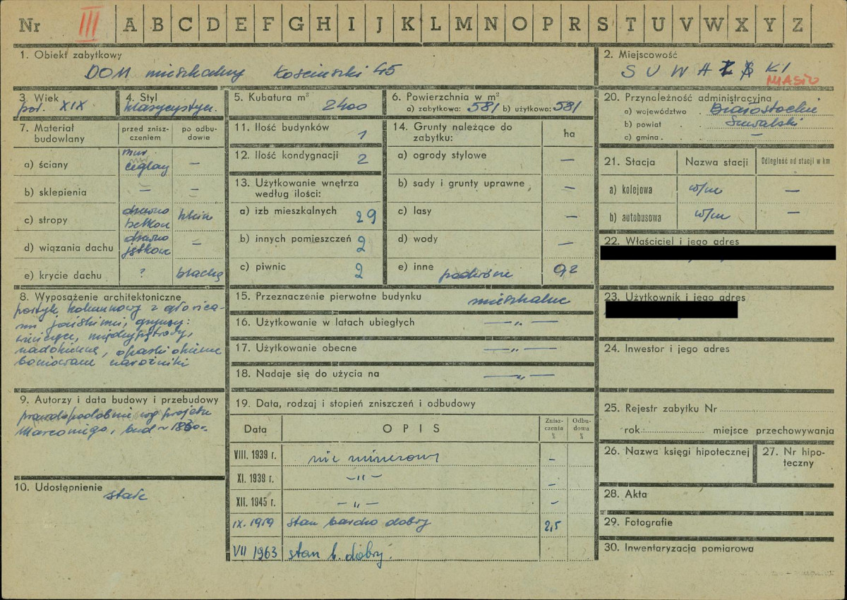 KZ - Karta zielona, skan nr 1