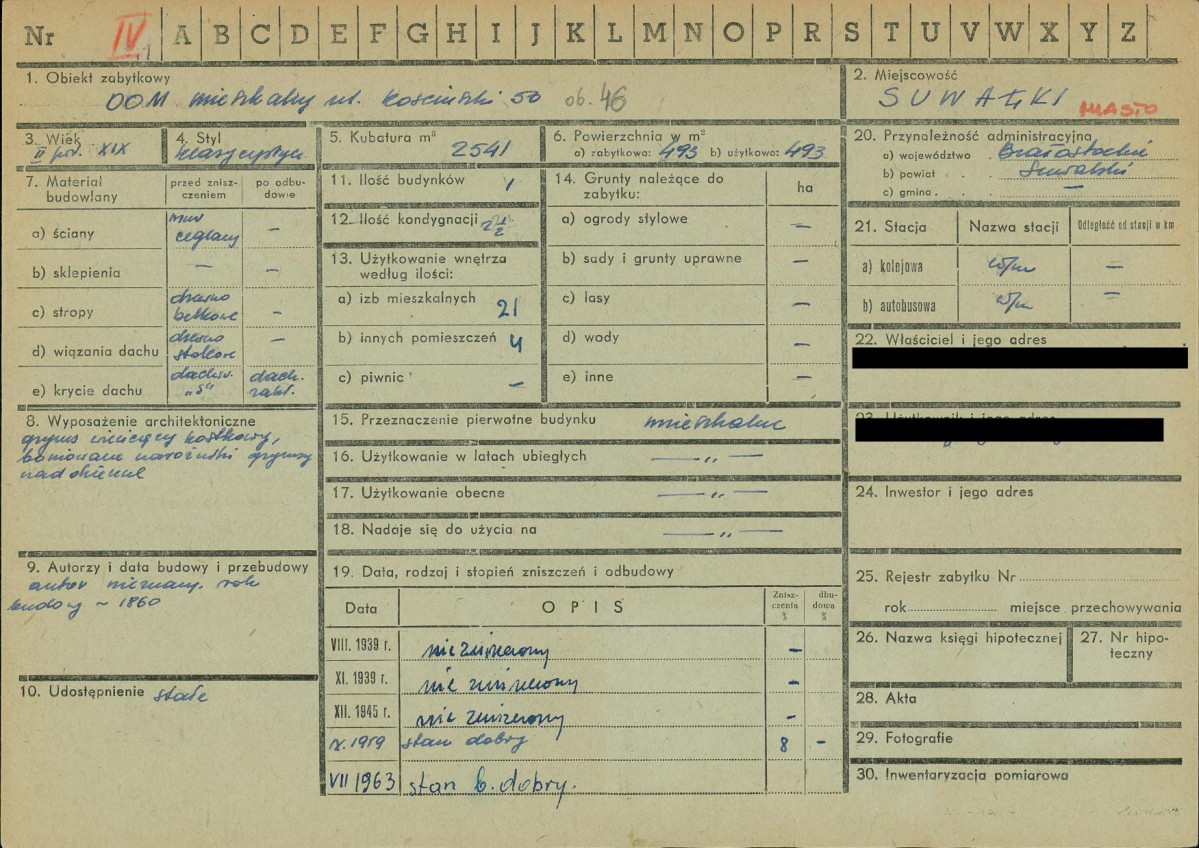 KZ - Karta zielona, skan nr 1