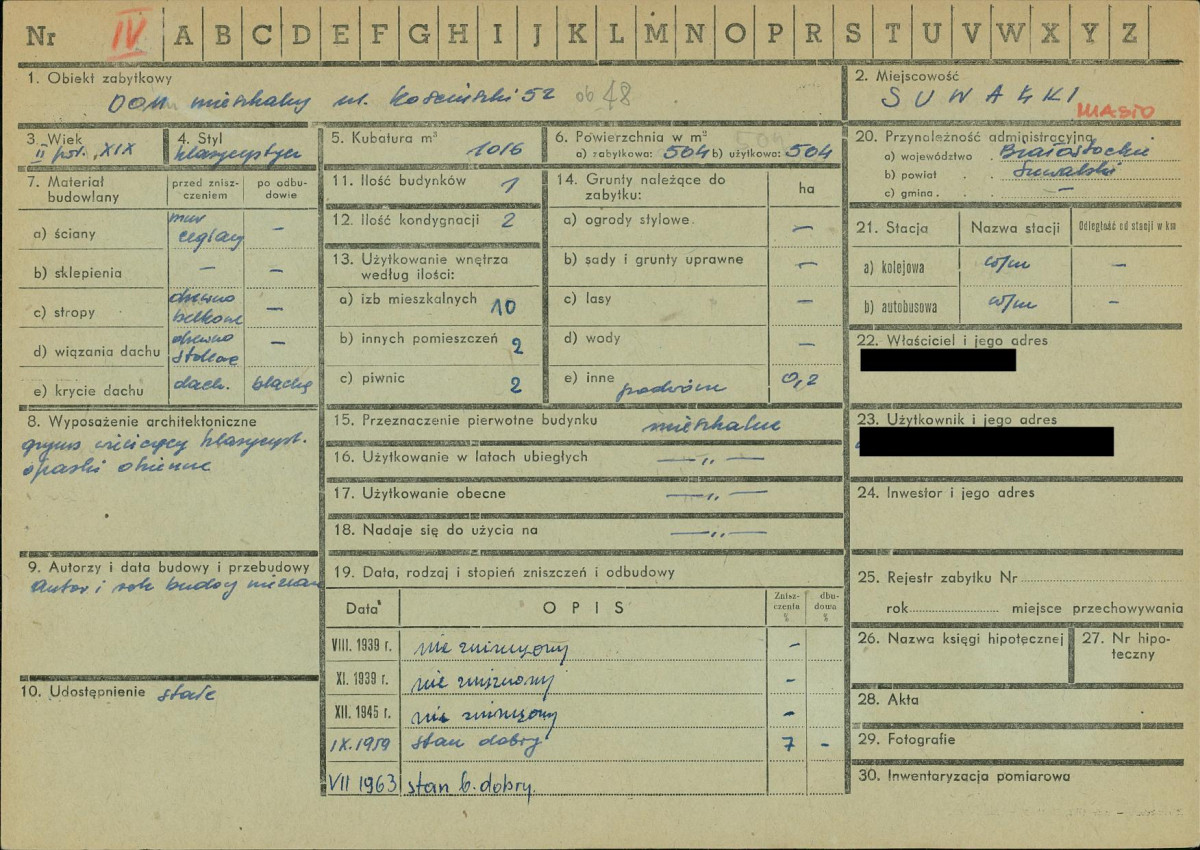 KZ - Karta zielona, skan nr 1