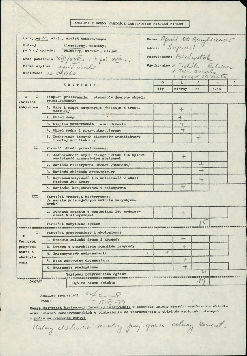Ewidencja parkowa, skan nr 3