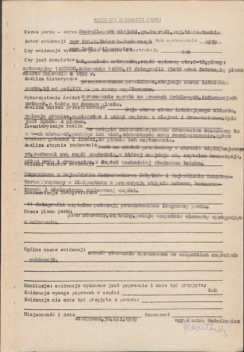 EP - Ewidencja parkowa, skan nr 4