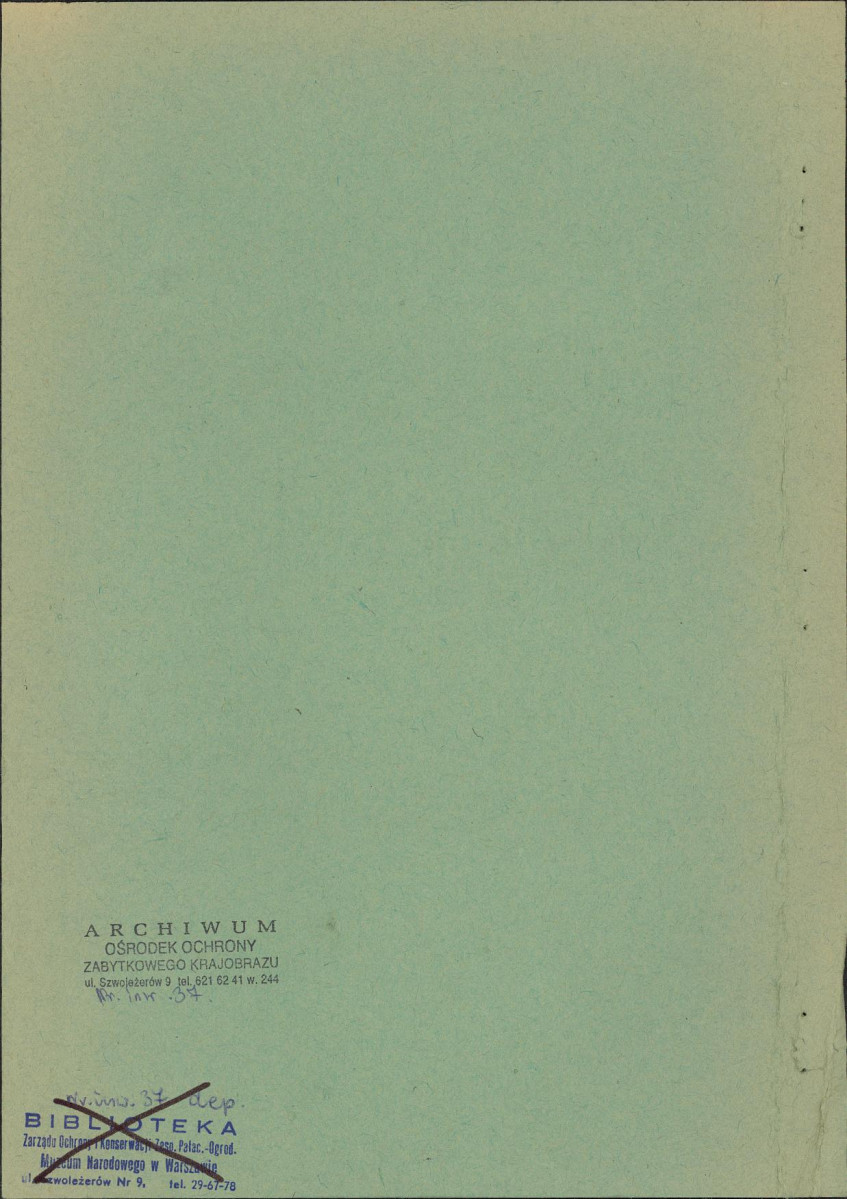 EP - Ewidencja parkowa, skan nr 2