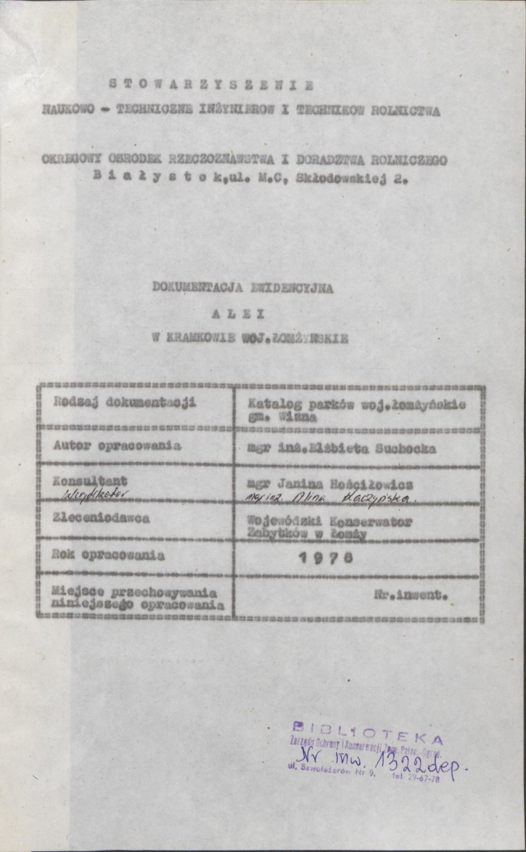 Ewidencja parkowa, skan nr 5