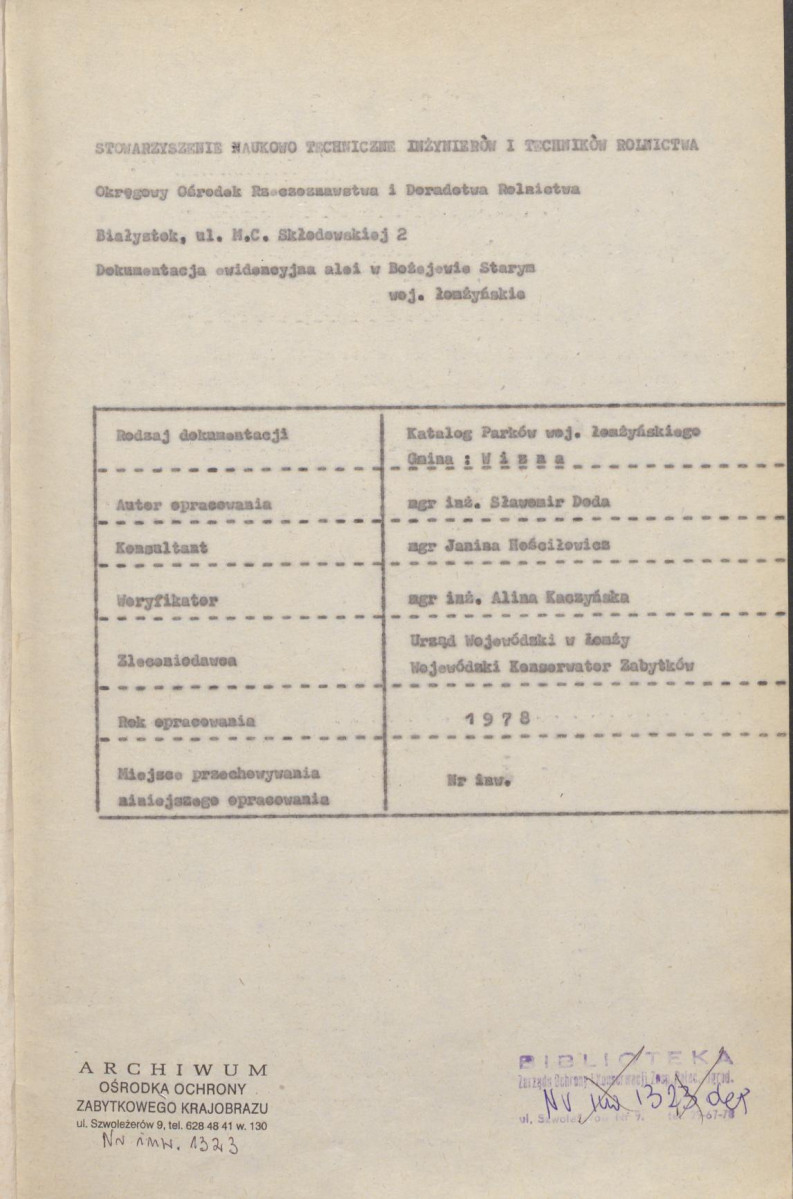 Ewidencja parkowa, skan nr 5