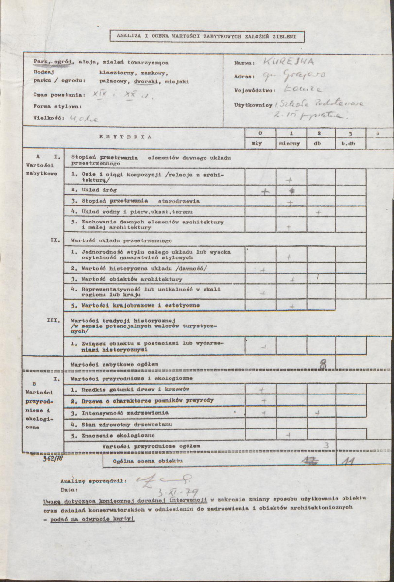 EP - Ewidencja parkowa, skan nr 3