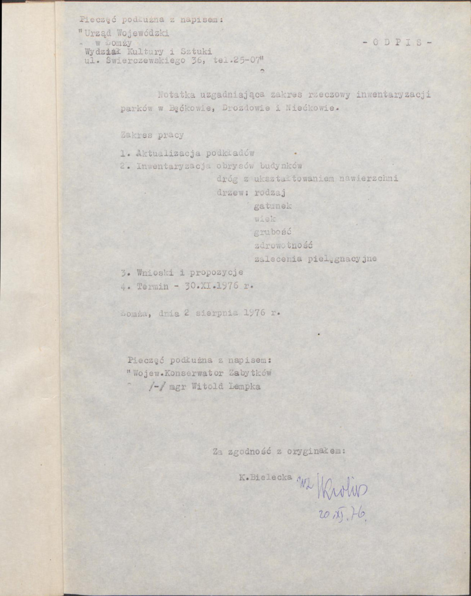 EP - Ewidencja parkowa, skan nr 6