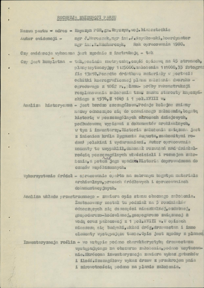 EP - Ewidencja parkowa, skan nr 5