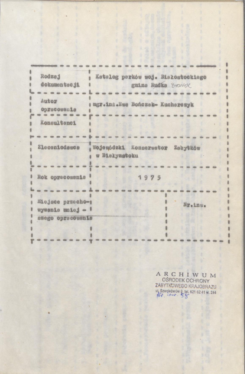 Ewidencja parkowa, skan nr 3