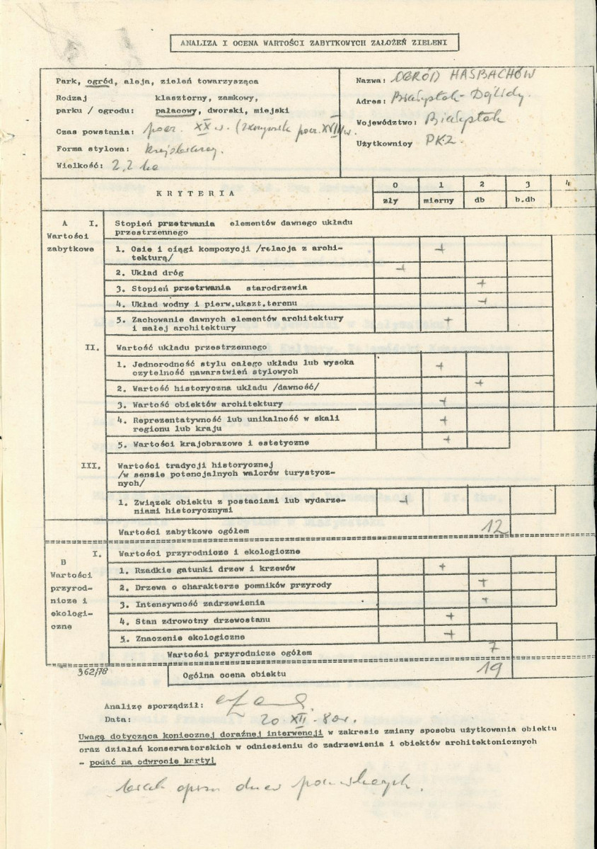 EP - Ewidencja parkowa, skan nr 3