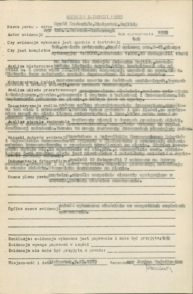 EP - Ewidencja parkowa, skan nr 5