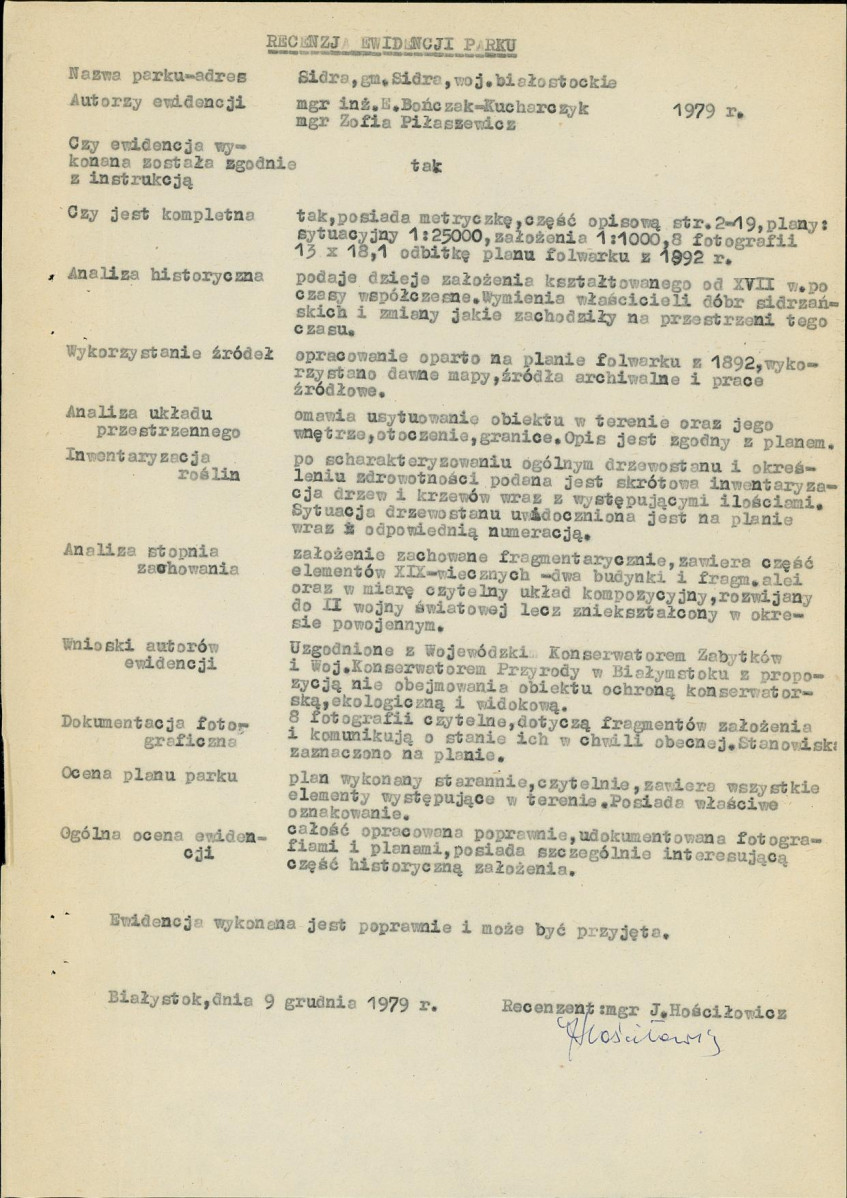 Ewidencja parkowa, skan nr 5