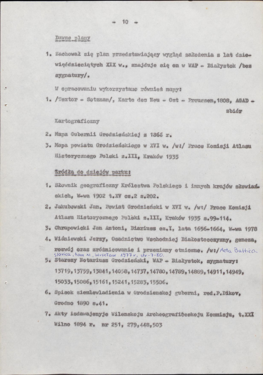 EP - Ewidencja parkowa, skan nr 16