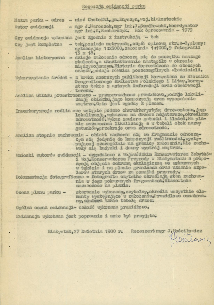 EP - Ewidencja parkowa, skan nr 5