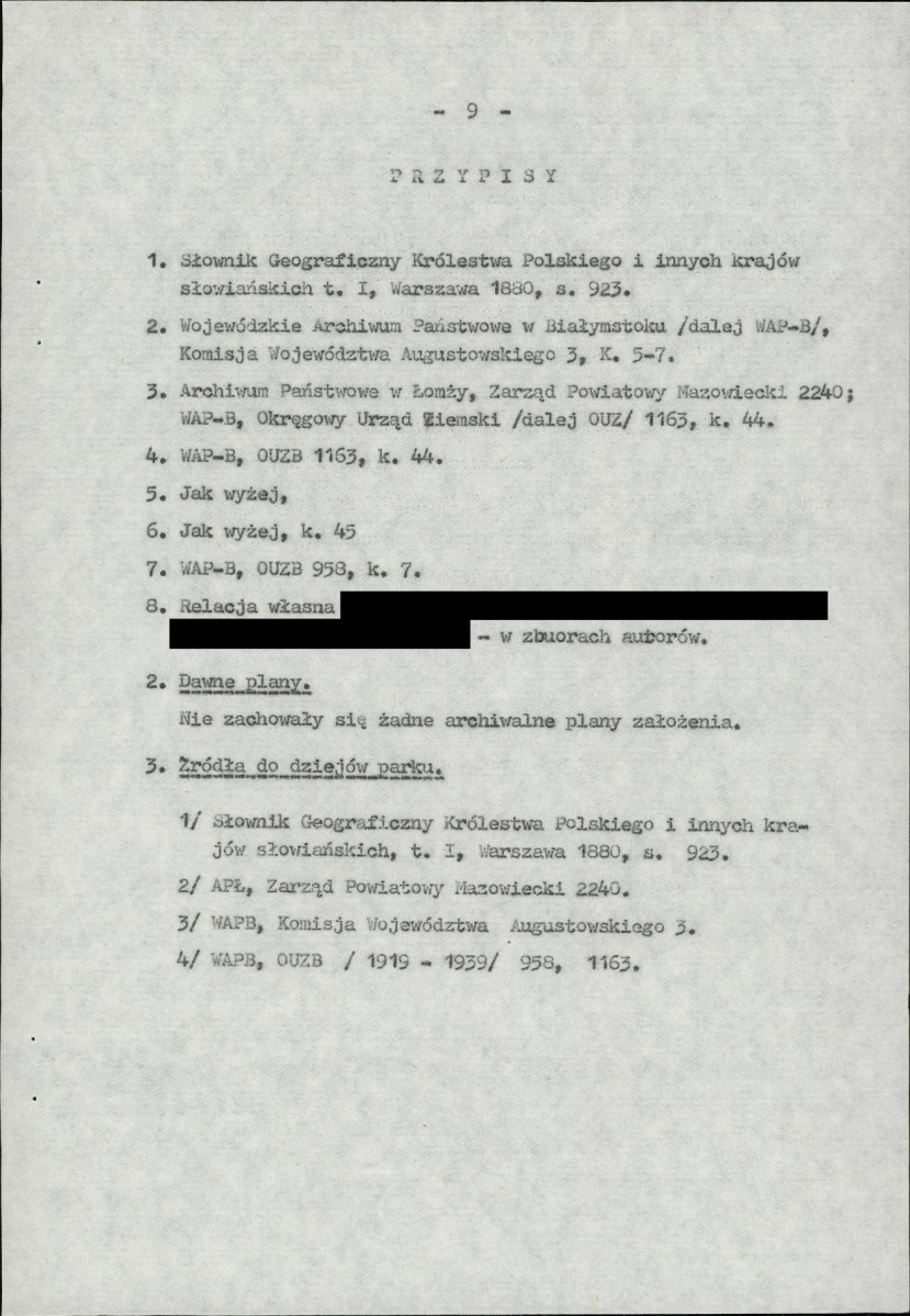 EP - Ewidencja parkowa, skan nr 16
