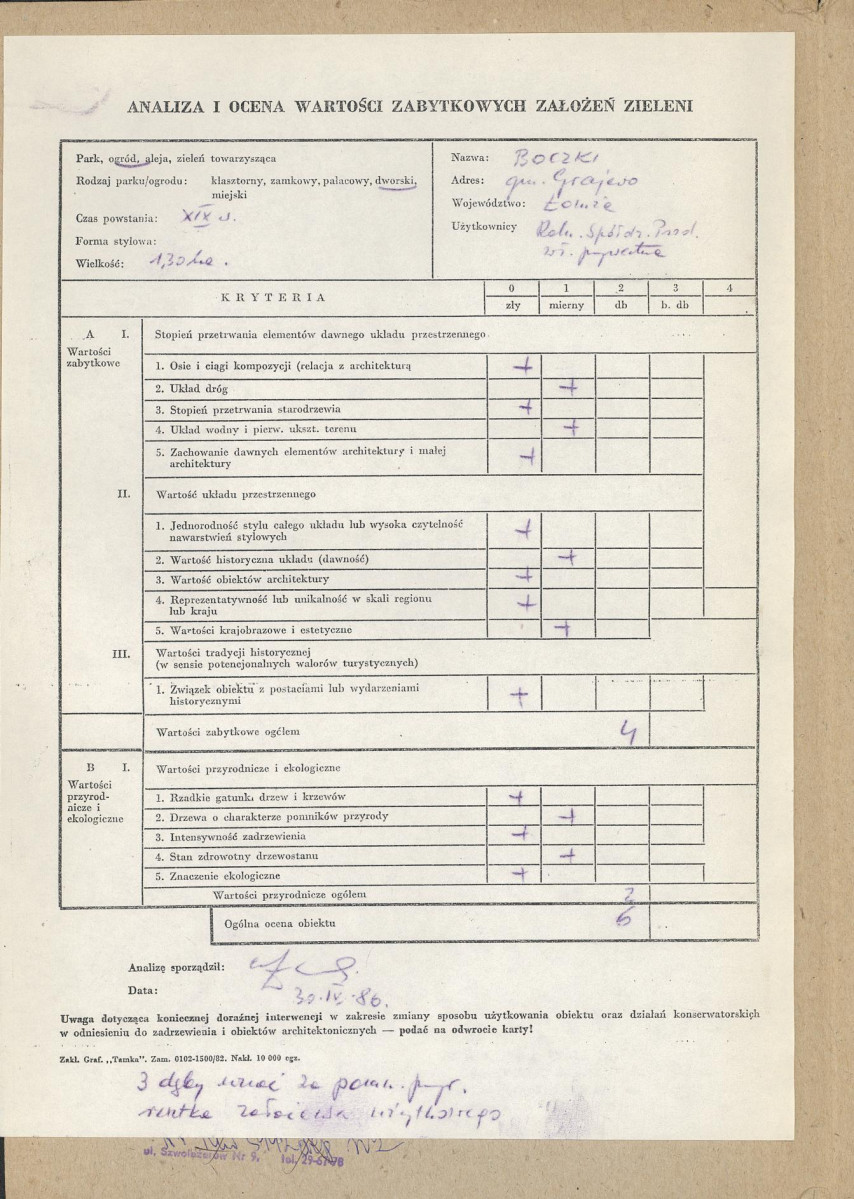 EP - Ewidencja parkowa, skan nr 2
