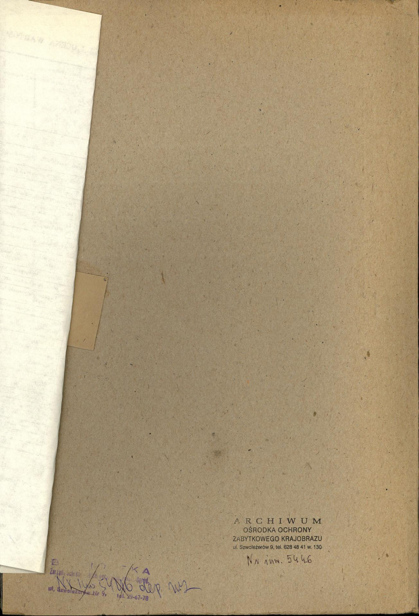 EP - Ewidencja parkowa, skan nr 2