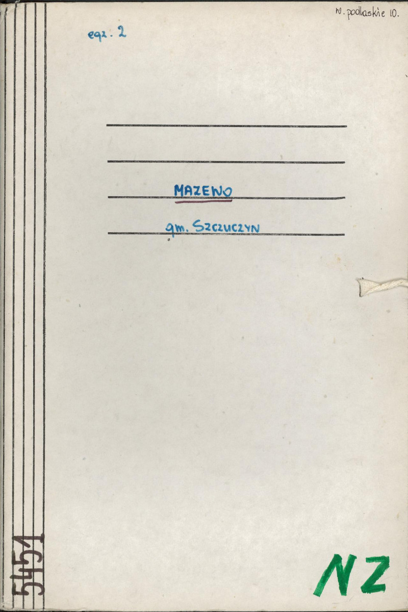 EP - Ewidencja parkowa, skan nr 1