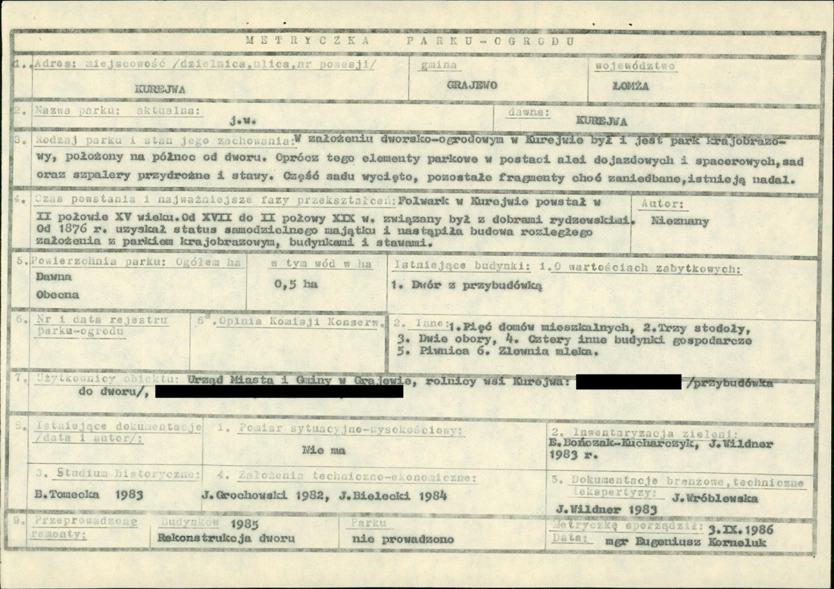 EP - Ewidencja parkowa, skan nr 6