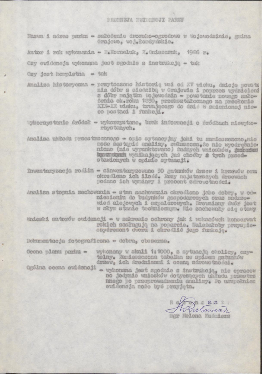 Ewidencja parkowa, skan nr 4