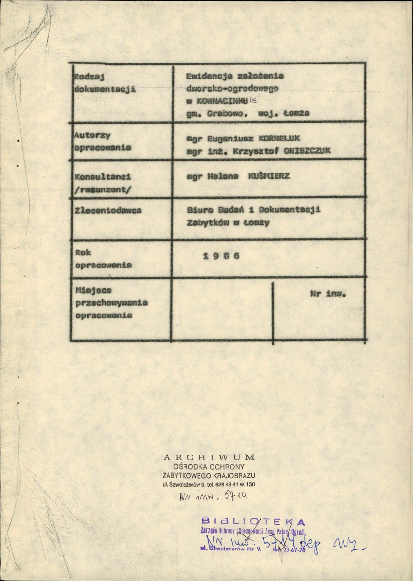 Ewidencja parkowa, skan nr 5