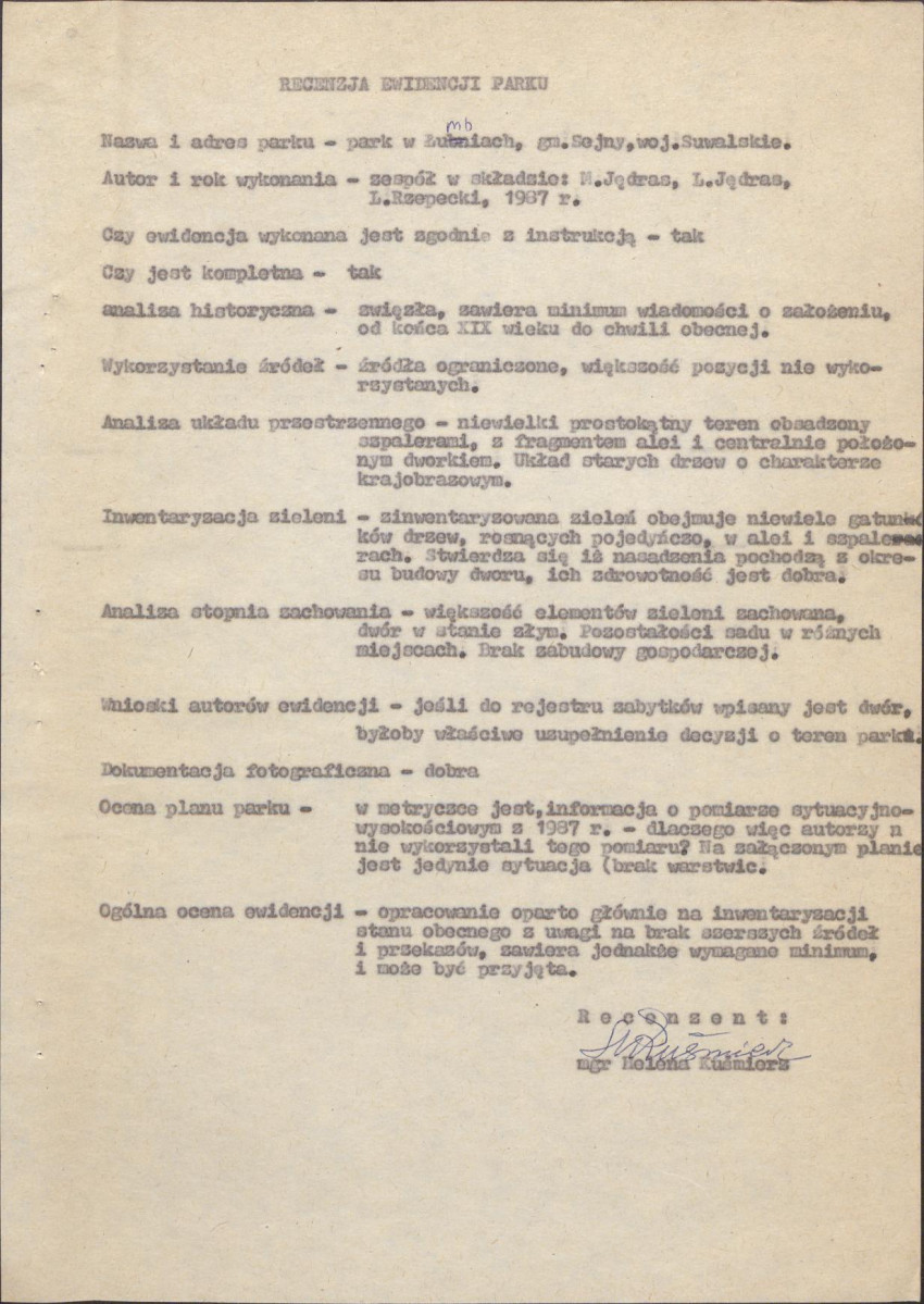 Ewidencja parkowa, skan nr 5