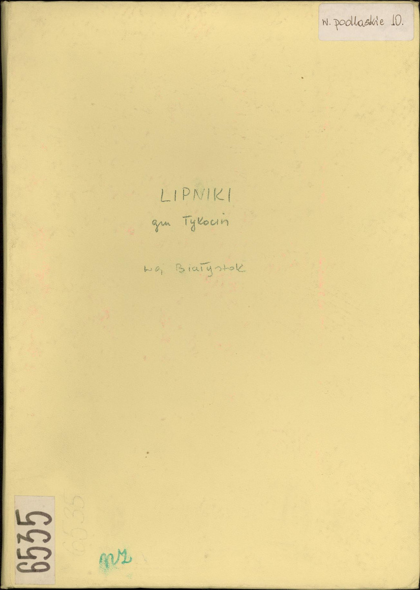 EP - Ewidencja parkowa, skan nr 1