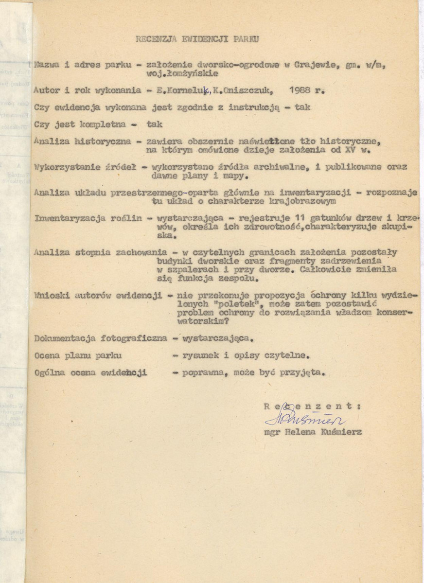 Ewidencja parkowa, skan nr 4