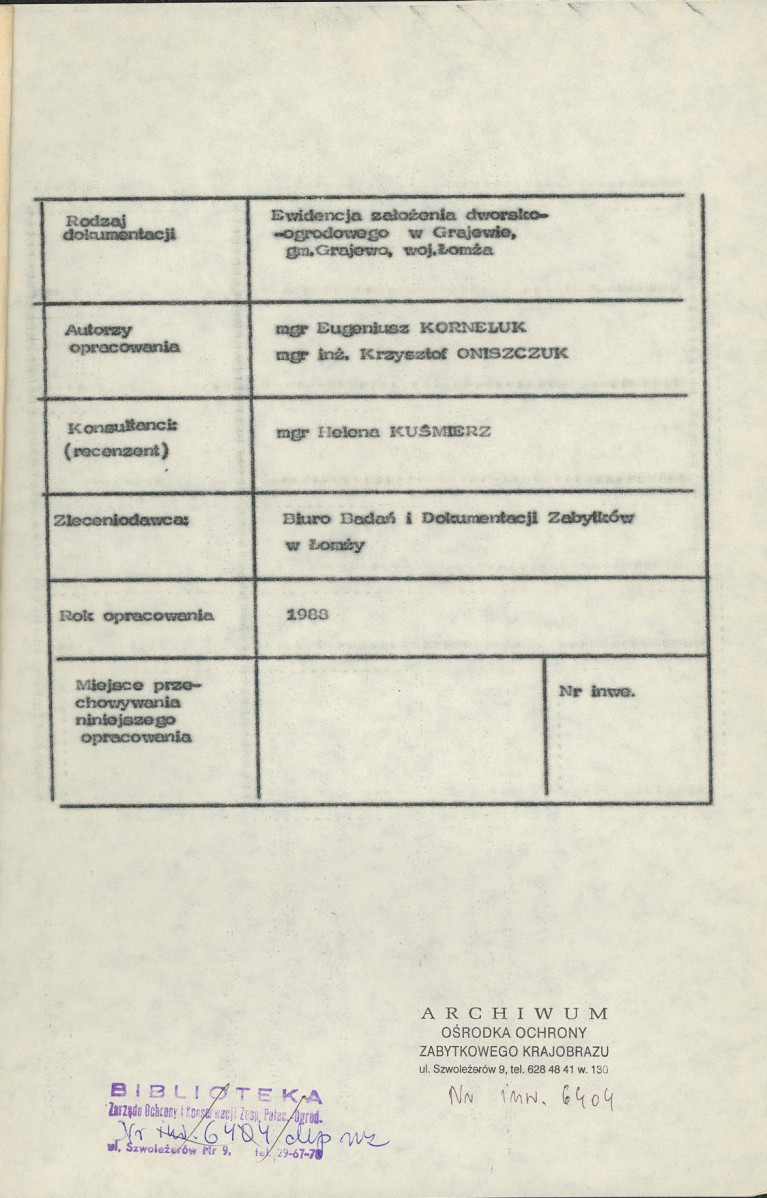 Ewidencja parkowa, skan nr 5