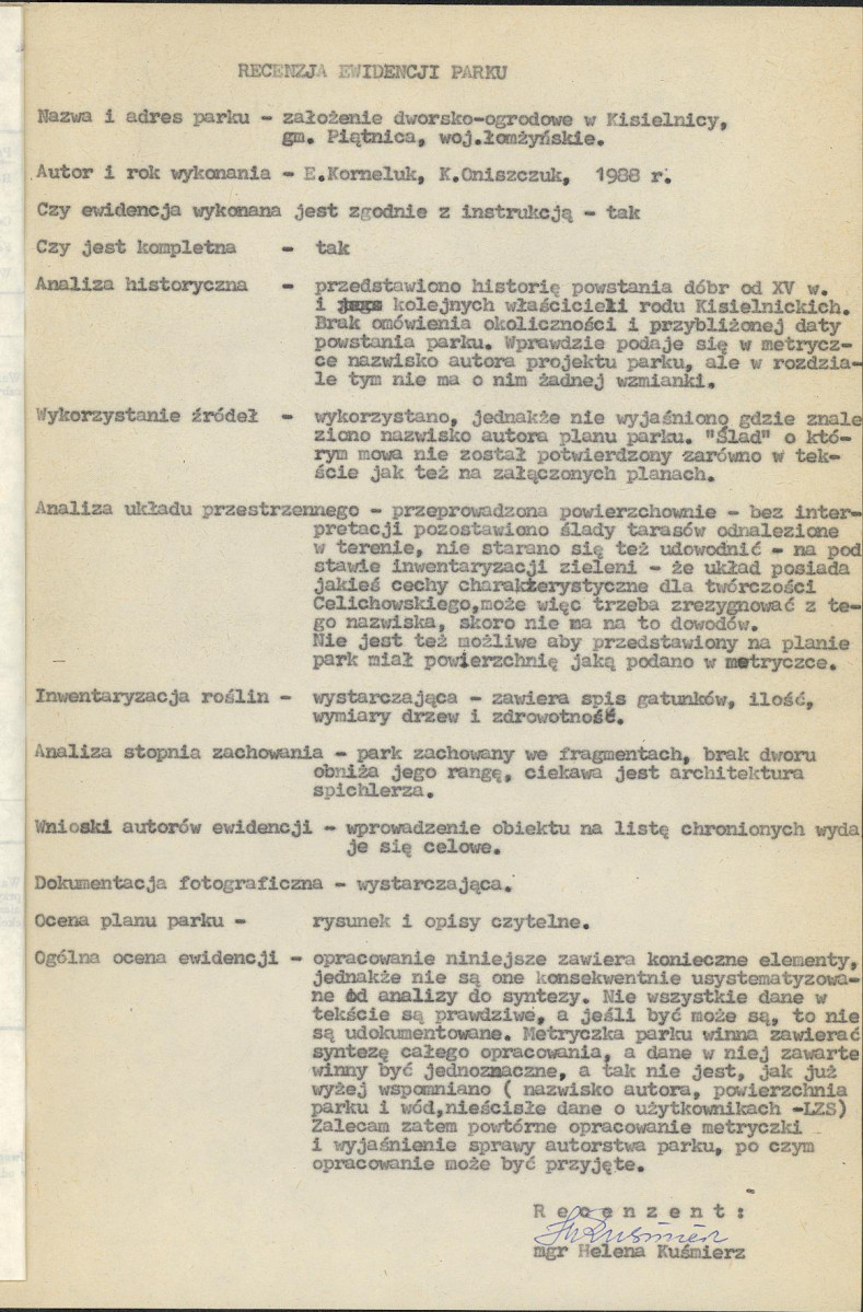 EP - Ewidencja parkowa, skan nr 4