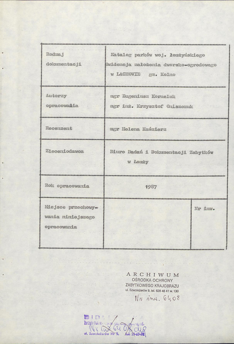 Ewidencja parkowa, skan nr 5