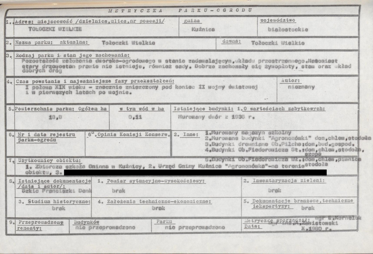 EP - Ewidencja parkowa, skan nr 6