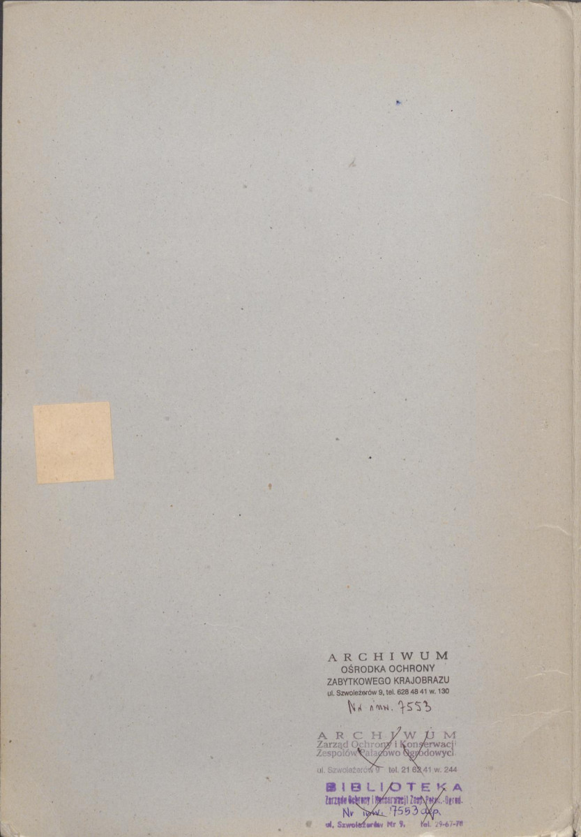 Ewidencja parkowa, skan nr 2